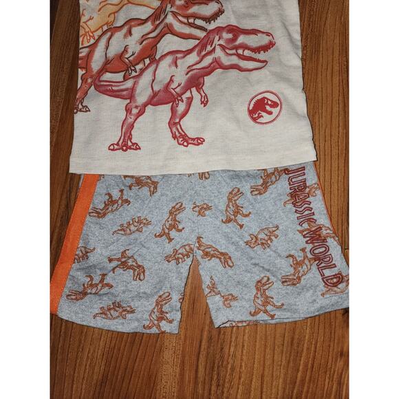 Jurassic World Boys Outfit Size 2t Tank Top 3t Shorts Short Sleeve Shirt 4055 - Picture 2 of 5